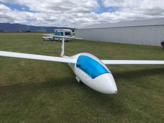 New canopy cover for XP! Thanks to Marion from Auckland Gliding Club